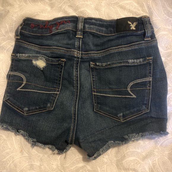 Ripped super hi Rise Shortie shorts w/ zippers - Picture 3 of 5